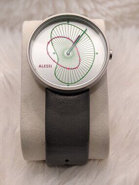 Vintage Alessi Watch: Andrea Branzi "Out_Time" Multicolor